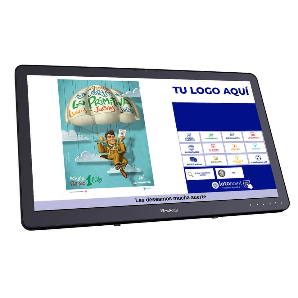 Cartelería digital táctil personalizable