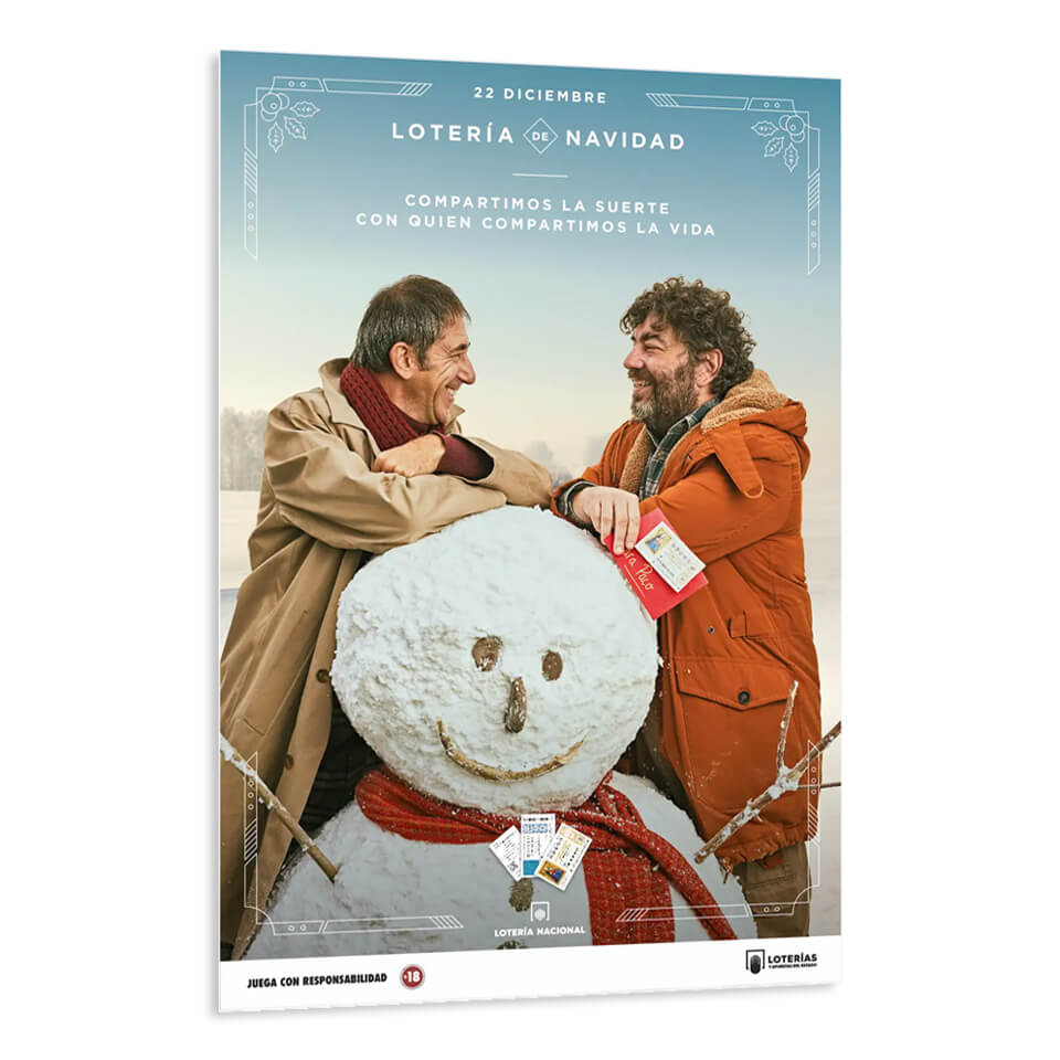 Carteles oficiales de Lotería de Navidad