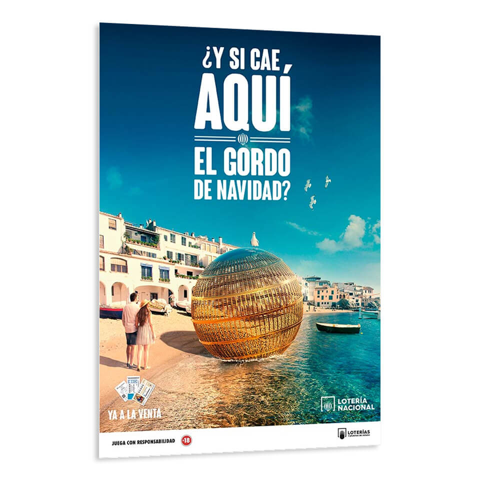 Carteles oficiales de sorteos de Lotería