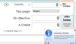 Gestionar deuda de clientes