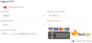 Configurar formas de pago